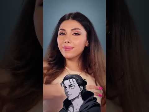 anime hairtutorial -eren jeagar #hairstyle  attack on titan #anime