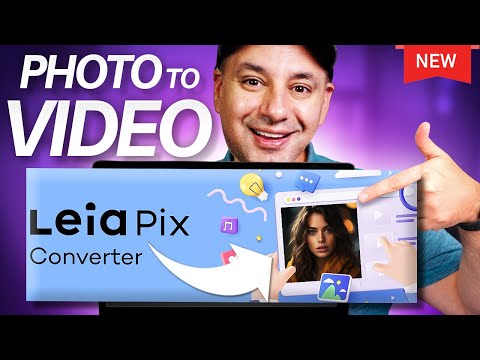 Turn Any Picture into a Video Animation with Ai for Free - LeiaPix Tutorial