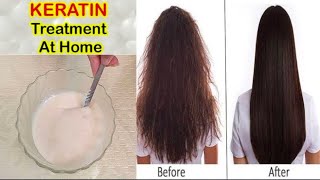 Keratin Treatment At Home For Straight, Smooth, Shiny And Healthy Hair | 100% Results |