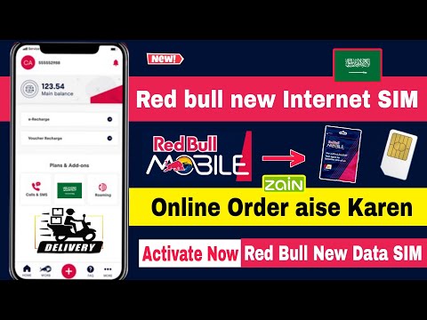 Red bull new internet sim in saudi arabia |  How to order red bull internet sim in saudi arabia