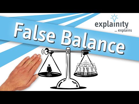 False Balance explained (explainity® explainer video)