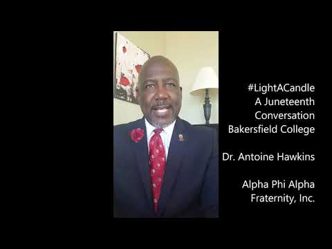 #LightACandle: A Juneteenth Conversation - Antoine Hawkins Testimonial