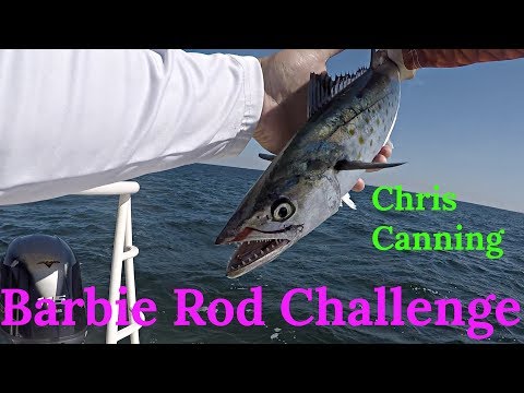 Barbie Rod Challenge | Spanish Mackerel Fishing