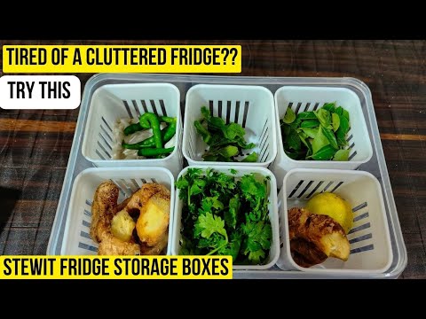 Stewit Fridge Storage Boxes Review | Best Fridge Storage Containers on Amazon | Vegetable Storage