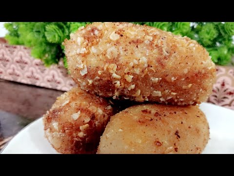 Crispy potato bread roll recipe | How to make potato bread roll | snacks time recipe potato bread