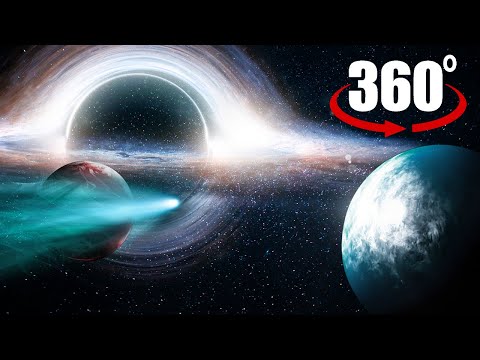 【4K 360度全景影片】不明飛行物UFO從宇宙黑洞裡飛了出來！ | 火星の局长