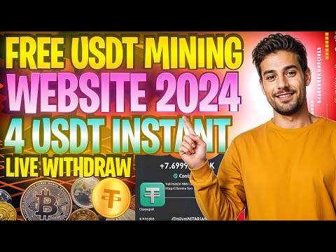 Usdt Mining Free Mining Site || Earn Free Usdt Without Investment || New Usdt Mining Site 2024