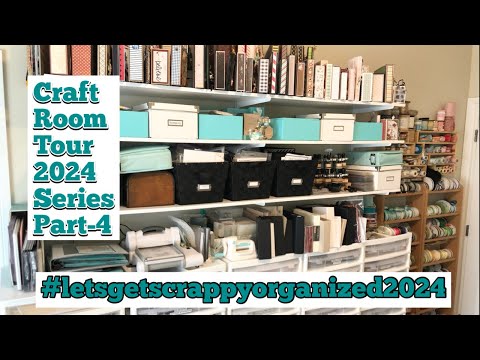 Part 4- Craft Room Tour 2024 Series- Paper Wall #letsgetscrappyorganized2024