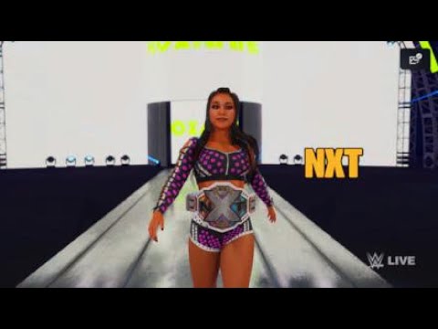 WWE 2K23 NXT ROXANNE PEREZ HAS NO SHORTAGE OF CHALLENGERS TO THE NXT WOMENS TITLE!!!!!!!!