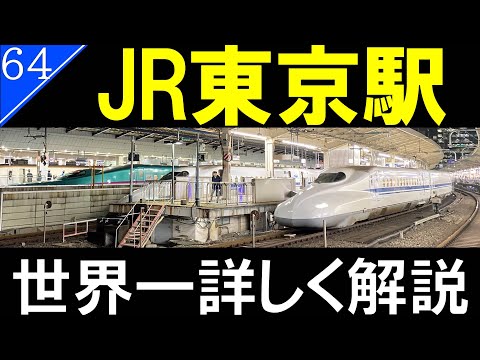 【駅探訪64】日本最大のターミナル駅　JR東京駅のホームを全て回る！【中央線・山手線・京浜東北線・東海道本線・総武線・京葉線・武蔵野線・横須賀線・新幹線】