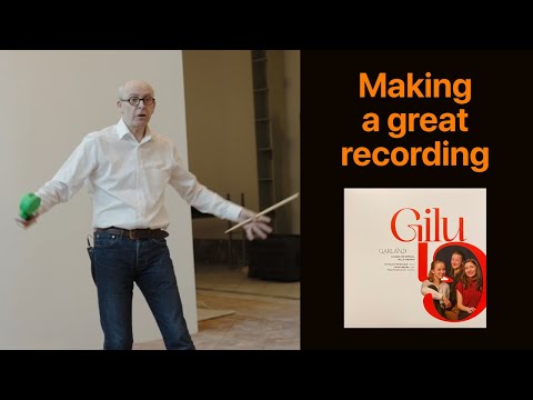 Making a recording for Trio Gilu (hear the difference between uncompressed high-res, CD and vinyl).