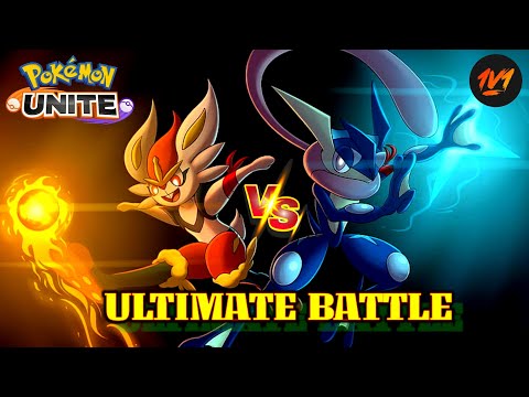 Cinderace vs Greninja Ultimate Battle 💥|| Pokemon unite