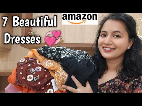 7 Beautiful Dress Haul From Amazon 💕 / Neema's Talk