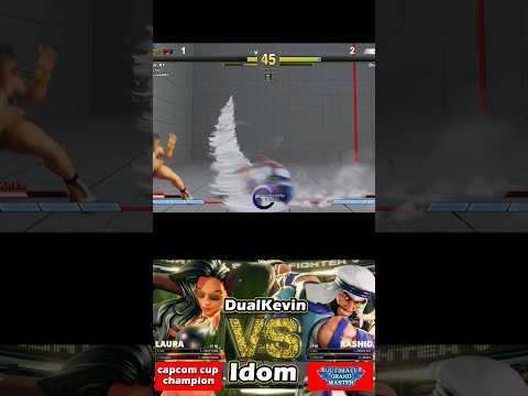 SFV⚡Idom (Laura) VS DualKevin (Rashid) Game Street Fighter V E Sport