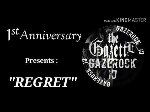 Regret - the gazette (vocal cover by @GazERock_Id (smule group)) lyrics