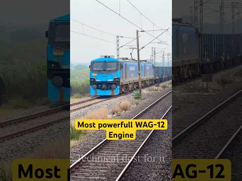 Most powerfull WAG-12- 60205 Engine #trending #khansir