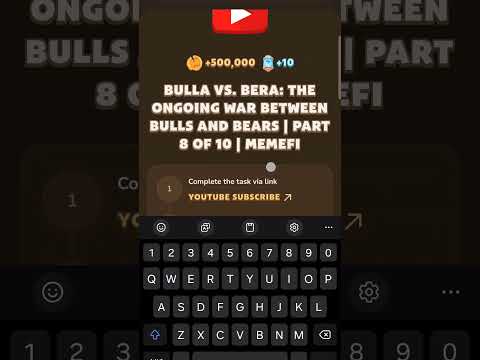 BULLA vs. BERA: The Ongoing War Between Bulls and Bears Memefi New video code #memefi