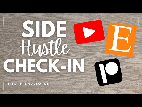 Side Hustle Budget Check-in / October Week 4 / Etsy Shop / YouTube Channel / Patreon