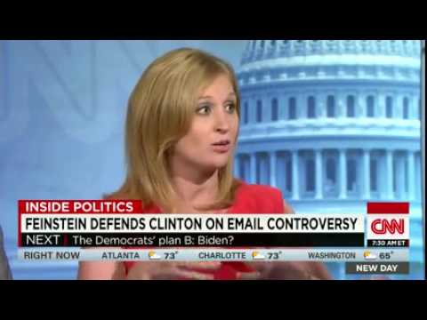 CNN News August 15 2015 Feinstein defends Clinton on email controversy