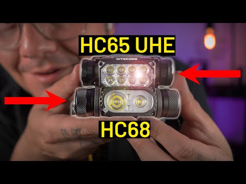 Nitecore HC68 vs HC65 UHE | Headlamp Comparison