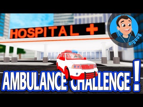 Taking Seniac's Ambulance Challenge in Roblox Vehicle Simulator!!