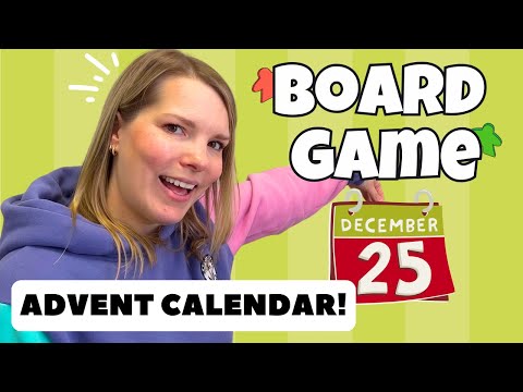 Board Game Advent Calendar