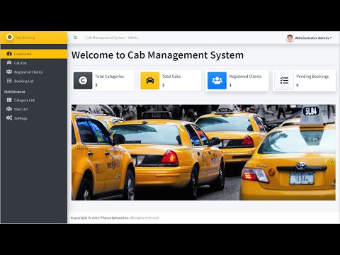 Online Cab Booking Software