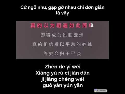 Điểm khởi đầu 原点 (Pinyin vietsub) karaoke 西单女孩