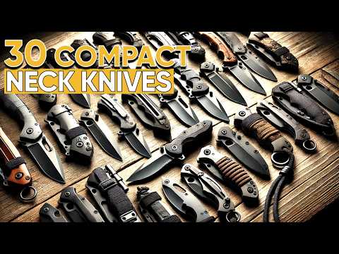 30 Compact Neck Knives for Self Defense & EDC