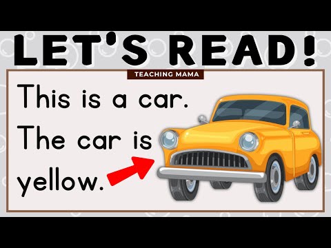 LET'S READ! | PRACTICE READING ENGLISH SIMPLE SENTENCES | ENGLISH READING FOR KIDS | TEACHING MAMA