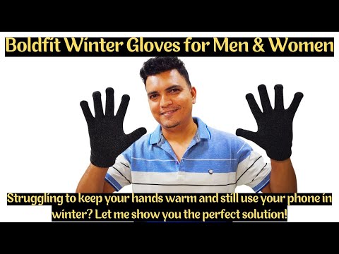 Boldfit Winter Gloves Review | Touchscreen Thermal Hand Gloves for Men & Women | Best Winter Gloves