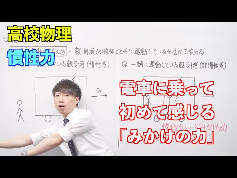 【高校物理】円運動①② 〜慣性力〜