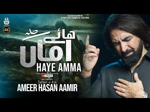 Ayyam E Fatima Noha 2023 | Haye Amma | Ameer Hasan Aamir | Shahadat Bibi Fatima Zehra Noha 2024/1445