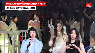 Babymonster Rora Reveals Special Moment With Newjeans Hyein at SBS Gayo Daejeon