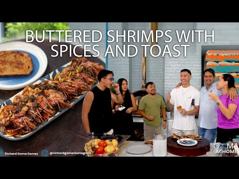 Goma At Home: Buttered Shrimps With Spices And Toast For Juliana And Friends