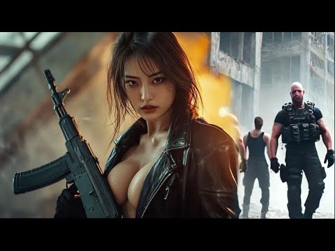 2024 Action Movie: A sexy beauty takes down an entire gang in a deadly ambush