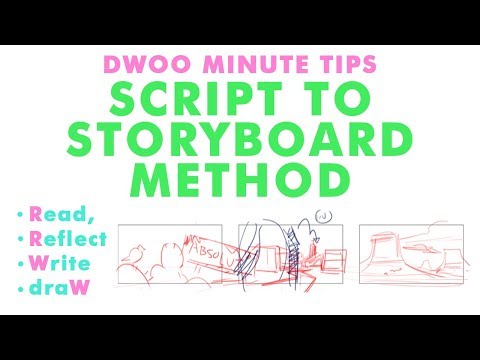 Dwoo Minute Tip -  Script to Storyboard Method