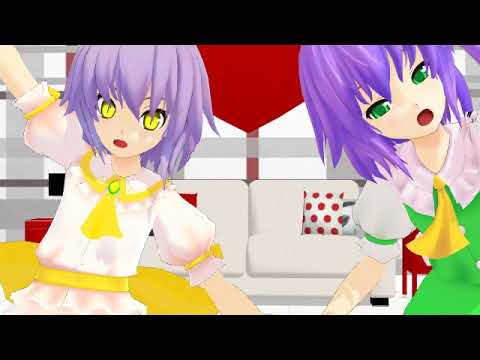 【MMD】マロンと亜利沙でビバハピ！