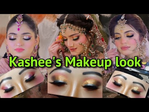 kashee's inspired eyemakeup step by step for beginners | kashees bridal makeup | kashees makeup |