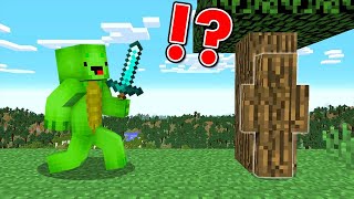 100% INVISIBLE Speedrunner VS Hunter in Minecraft