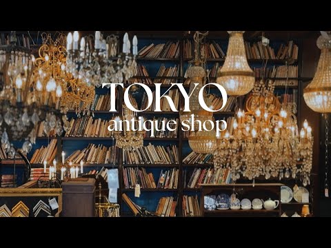 Visiting antique shops like a fairyland/Cafe/Vlog/Tokyo/Japan