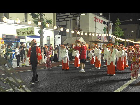 2024 第62回花笠祭り 第2日 第6集団 中山町わくわく花笠隊 4K版