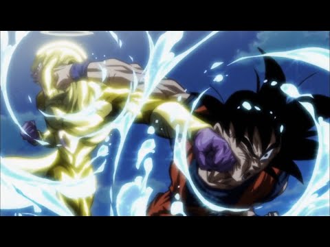 Goku Vs Golden Frieza ||Goku and Frieza Punch each other