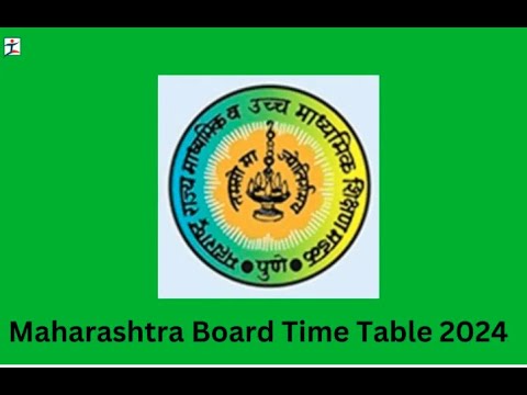 Maharashtra Board 12th Time Table 2024