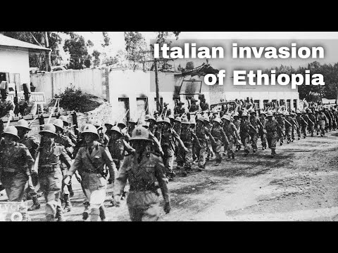 3rd October 1935: Italian forces invade Ethiopia, triggering the Second Italo-Ethiopian War