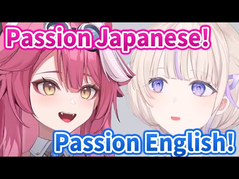 Hajime and Raora talk each other using Passion Language【Hololive】