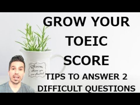 LET'S GET THESE TOEIC/ENGLISH QUESTIONS CORRECT!  How to answer 2 challenging questions  #toeictips