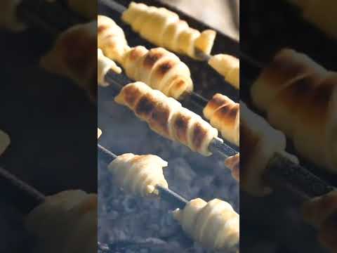 Street Food Around the World 🔥 croissant skewers