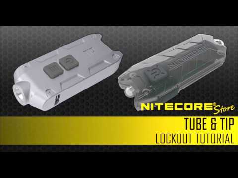 (Discontinued) How to take NITECORE TIP and TUBE out of lockout mode