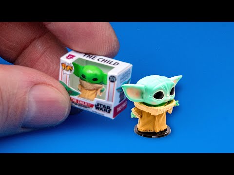 DIY Miniature Mandalorian Baby Yoda Star Wars | DollHouse | No Polymer Clay!